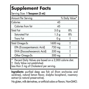 Arctic Omega 8 fl oz * Nordic Naturals Supplement - Conners Clinic